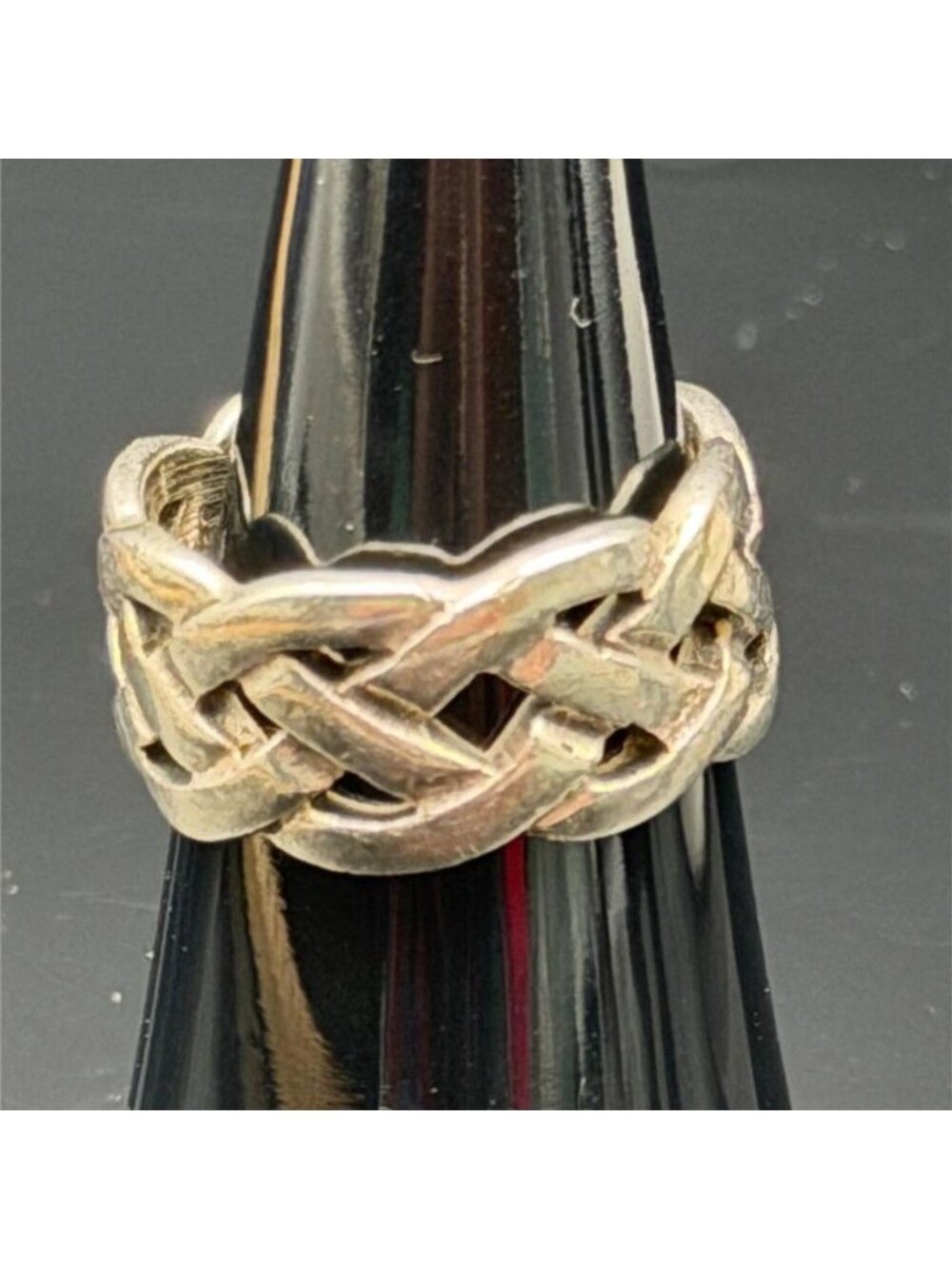 Sterling Silver 925 Celtic Knot Band Ring Size 5